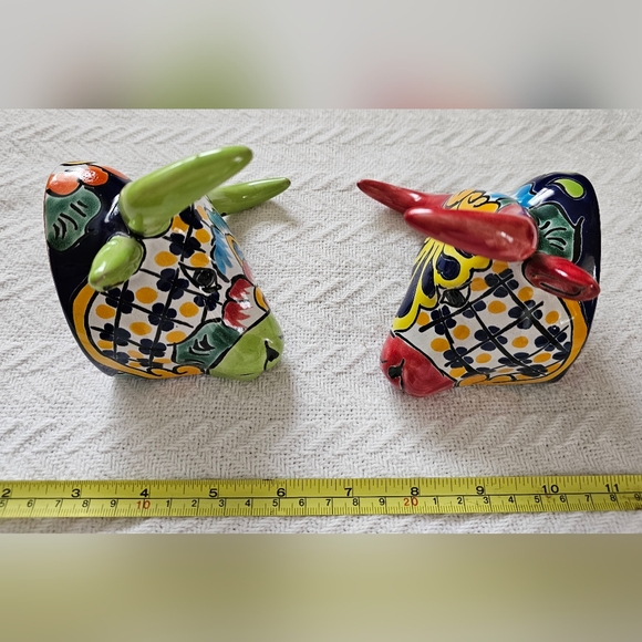 2 Talavera Bull Heads - Picture 3 of 4